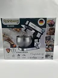 Планетарний міксер-тестоміс на 5 літрів з насадками Rainberg 3800W RB-8086 - мініатюра 2