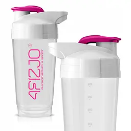 Шейкер спортивний 4FIZJO Ultra 700 мл White/Pink (P-5905973407069) - мініатюра 4