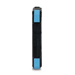 Повербанк з сонячною панеллю 20000mAh Power Bank Kraft TPB-1820SLP Blue бездротова зарядка 18W QC2.0 LED-ліхтар (43-00043) - мініатюра 3