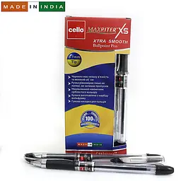 Ручка Cello Original Maxriter XS, чорна, 0.7 мм, 12 шт.
