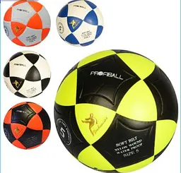 Футбольний м'яч Sport Brand MS1771 розмір №5, м'яч для активного відпочинку ПВХ Ігровий м'яч для футболу Red/Black - мініатюра 2
