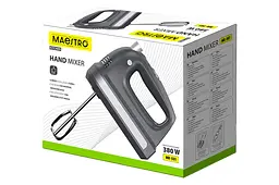 Міксер ручний занурювальний кухонний Maestro MR-501 380Вт чорний - мініатюра 4