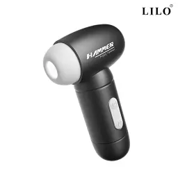 Вібромасажер вакуумний LILO Puppy Hammer 3-в-1 з вібрацією та USB Чорний - мініатюра 5