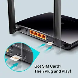 Роутер + модем TP-Link Archer MR202 AC750 4G LTE MESH - мініатюра 4