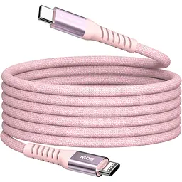 Кабель Verbatim 60 Вт /USB-C–USB-C /120 см-рожевий (31853)