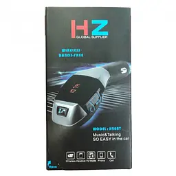 Автомобільний FM трансмітер модулятор золотистий блютуз H20 Bluetooth MP3 - мініатюра 6