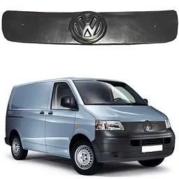 Зимова накладка на решітку радіатора Volkswagen T5 2004-2010 Гладка (AutoElement)