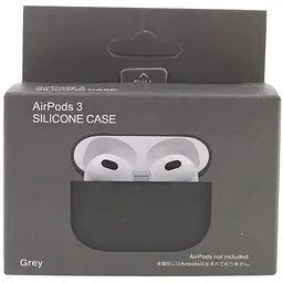 Силіконовий футляр для навушників AirPods 3 Сірий / Gray - мініатюра 3