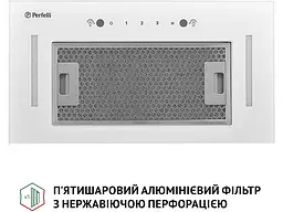 Витяжка Perfelli BIS 58844 WH 1200 LED - мініатюра 5