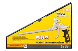 Пістолет монтажний для піни Mastertool 290 мм нікель 81-8671 - мініатюра 3