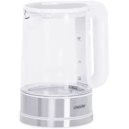 Електрочайник Mesko MS 1301 white 1850-2200Вт 1.7л скло встановлення температури - мініатюра 5