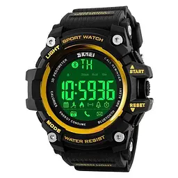 Наручний чоловічий годинник Skmei 1278 Black (12355) - мініатюра 2
