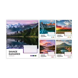 Зошит 1 вересня Savage elegance А5 60 аркушів клітинка (769018), в асортименті