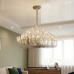 Кришталева люстра LED Splendid Ray L2502/800/76 хром 80 см на 76 ламп - мініатюра 3