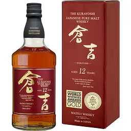 Віскі The Kurayoshi 12 yo Japanese Pure Malt Whisky в подарунковій упаковці 43% 0.7 л