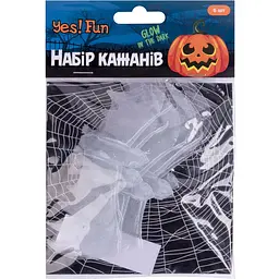 Набір Yes! Fun Halloween Кажани світяться у темряві, 6 шт (973686) - мініатюра 2