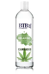 Гібридна змазка BTB Relaxing Lubricant Cannabis, 250 мл, розслаблююча, з олією насіння коноплі - мініатюра 5