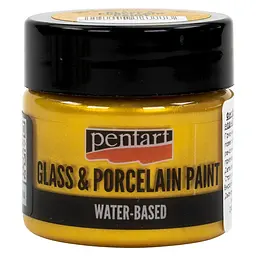 Фарба акрилова Glass and Porcelain, водна основа, Золото, 30 мл, Pentart (5997412783773)