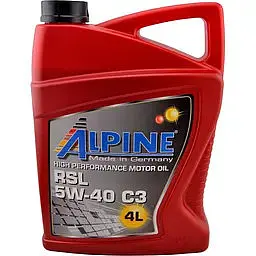 Олива моторна Alpine RSL 5W-40 C3, 4 л (23437)