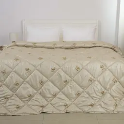 Ковдра ТЕП Dream Wool з овечою вовною 180x210 см бежева