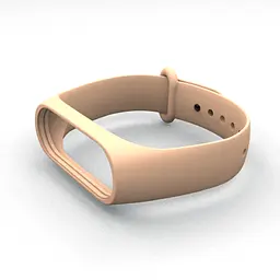 Силіконовий ремінець для фітнес браслета XiaomiXiaomi Band 3 4 Cream Кремовий