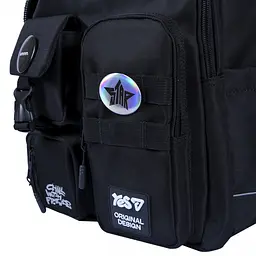 Рюкзак шкільний Yes TS-43L Yes Chill 43х30х16 см чорний (550477) - мініатюра 8