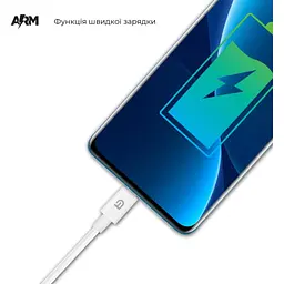 Дата кабель USB 2.0 AM to USB-C 1.2m AMD718L white Armorstandart (ARM64298) - мініатюра 4