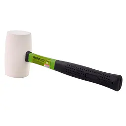 Киянка гумова Alloid з ручкою із фібергласу біла 680 г (RM-15680F) - мініатюра 2