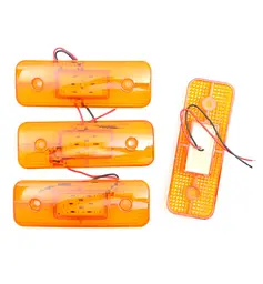 Габарит LED прямокутний 115х40 мм/12/24V/9 діодів Помаранчевий 4 шт. (MRT 60 K 060) - мініатюра 2