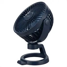 Вентилятор XO MF78 4-inch desktop/bracket adjustable angle fan на акумуляторі 1200 мА·год блакитний - мініатюра 4