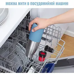 Термопляшка Tefal Bludrop soft touch 500 мл блакитна (N3110710) - мініатюра 10
