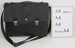 Чоловічий шкіряний портфель Mykhail Ikhtyar 41х31х9 см sum0023097 - мініатюра 10