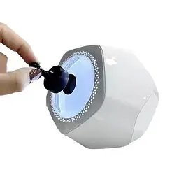 Феррофлюїдна музична лампа Pentagram Magnetic Fluid Audio Lamp Black - мініатюра 7