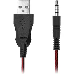 Ігрові навушники REAL-EL GDX-7450 Black/Red (EL124100039) [112552] - мініатюра 10