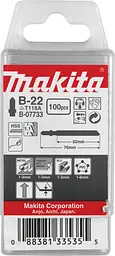 Набір полотен HСS для лобзика по металу Makita B-07733 (100 шт)