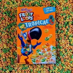 Пластівці Kellogg's Froot Loops Tropical 286g - мініатюра 2