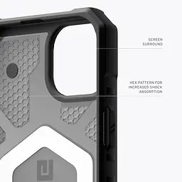 Чохол протиударний UAG Pathfinder MagSafe для iPhone 14 Plus/15 Plus Ash 114357113131 - мініатюра 8