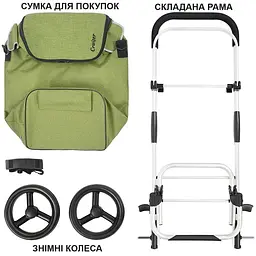 Cумка-візок ShoppingCruiser Allround Green (650070) - мініатюра 5