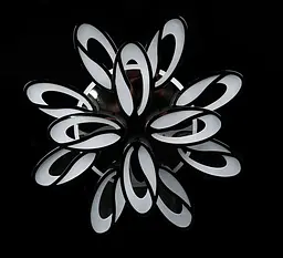 LED люстра світильник з пультом і підсвічуванням Splendid-Ray 30-3981-44 - мініатюра 5
