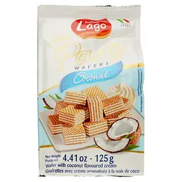Вафлі Gastone Lago Mini з кокосом, 125 г (877888) - мініатюра 2