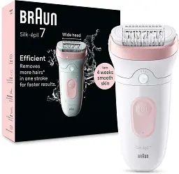 Епілятор Braun Silk-epil 7 SE 7-000 Білий UA - мініатюра 4