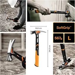 Молоток Fiskars IsoCore L 20oz / 13.5 " (1020214) - мініатюра 4