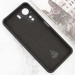 Чохол Silicone Cover Lakshmi Full Camera (AA) для Oppo A60 4G Чорний / Black - мініатюра 3