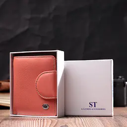 Жіночий шкіряний гаманець ST Leather 10х11,3х1,5 см acs0028370 - мініатюра 9