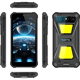 Смартфон Oukitel G5 6" HD+ /4GB/256GB T310 /6300mAh /Ліхтар/13+5Мп/ IP69K/Black - мініатюра 7