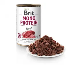 Вологий корм для собак Brit Mono Protein Beef 0,4 кг (яловичина) - мініатюра 3
