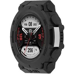 Чохол-бампер DK для Xiaomi Amazfit T-Rex 2 (A2169) Силікон Outlines (black) - мініатюра 6