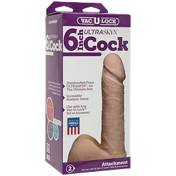 Фаллоимитатор Doc Johnson Vac-U-Lock 6, 16.5х4 см - миниатюра 3