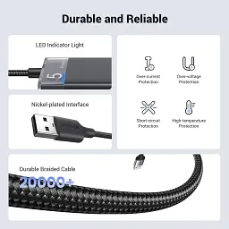 Концентратор Ugreen USB 3.0 to 4xUSB 3.2 Gen1 CM653 black (15548) - мініатюра 6