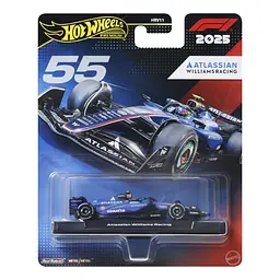 Колекційний болід Hot Wheels Williams Carlos Sainz # 55 Formula 1 - мініатюра 6